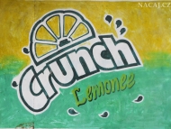 Crunch - reklama na zdi. Agonda, Goa