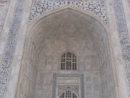 Taj Mahal, detail - Agra, Indie