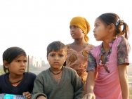 Děti v Agra, Indie