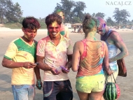 Holi - Indický svátek na pláži v Goa