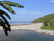 Kalacha pláž. Arambol, Goa, Indie