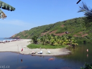 Kalacha pláž. Arambol, Goa, Indie