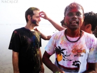 Holi festival - Arambol, Goa, Indie