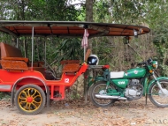 Motorka-Taxi. Sihanoukville, Kambodža