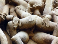 Erotické sochy - Khajuraho