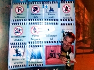 Dodržování zákazů, Chiang Mai, Thajsko