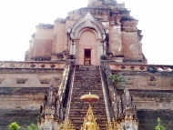 Starý Wat - Chrám. Chiang Mai, Thajsko