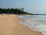 Na pobřeží. Varkala, Kerala, Indie