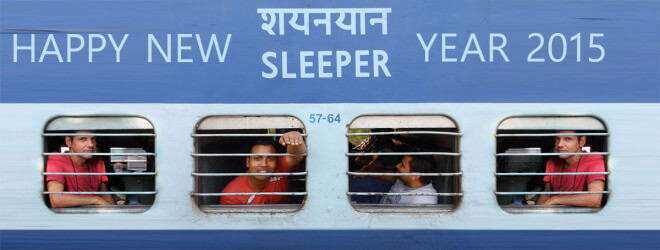 Indický vlak Sleeper S3