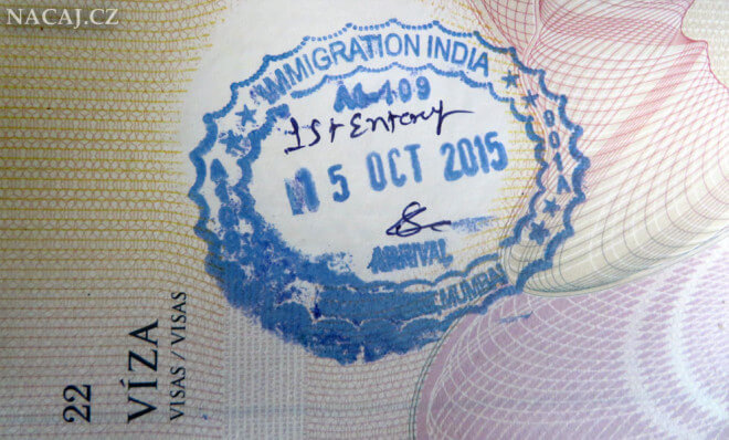Víza do Indie. Indické vízum