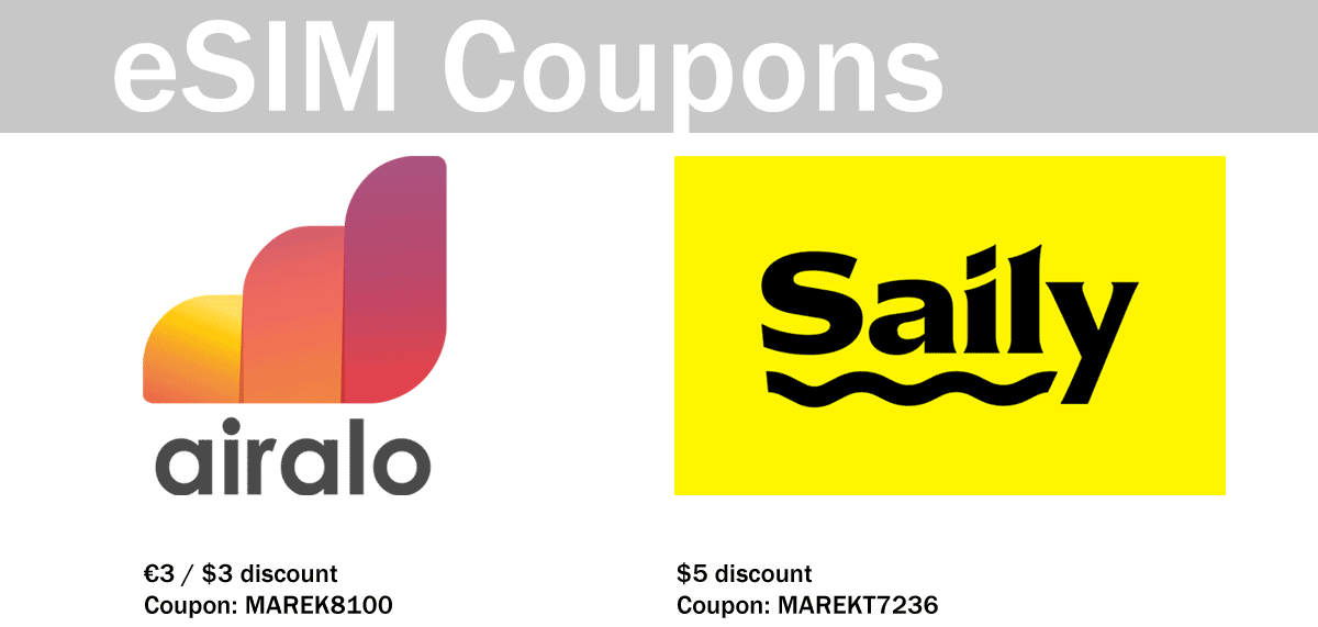 eSIM coupon codes